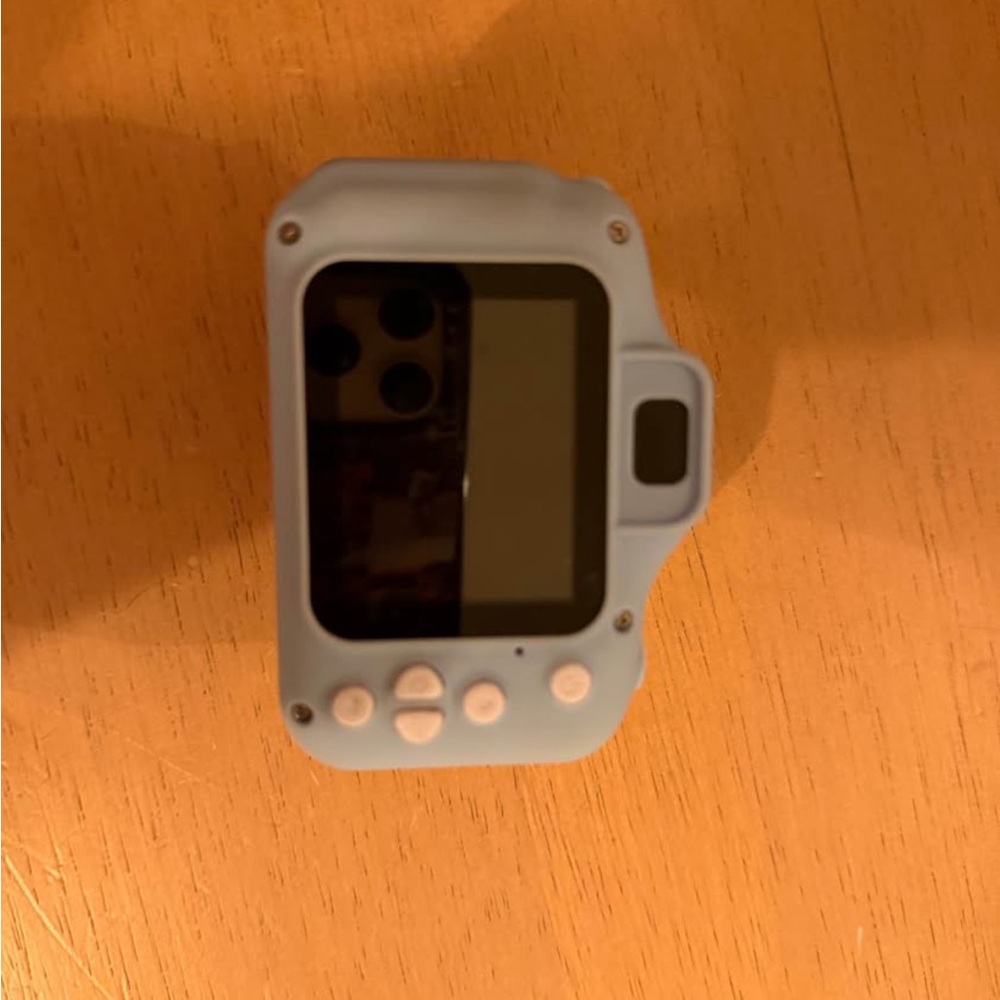 Blue kids camera